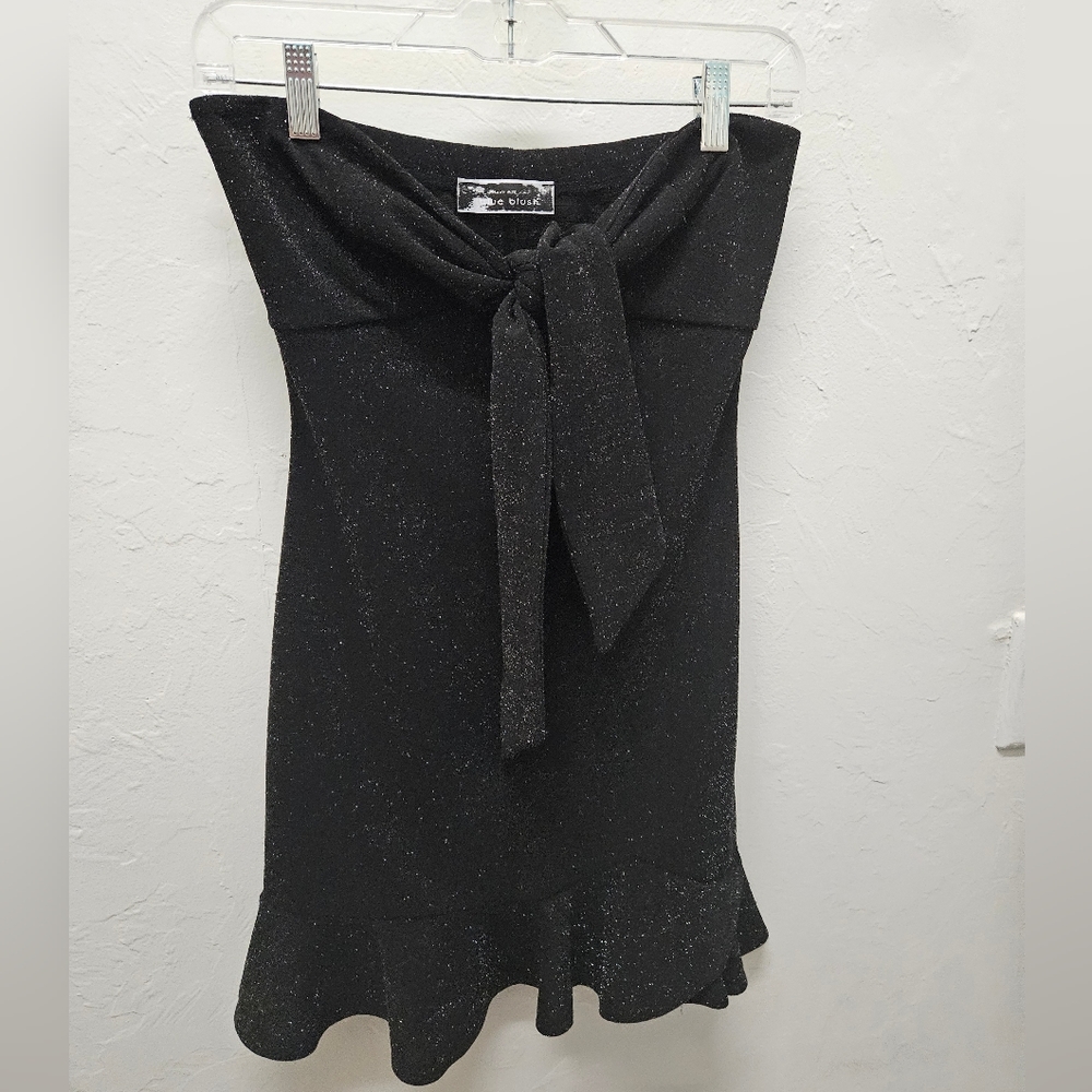 Shimmery black dress
